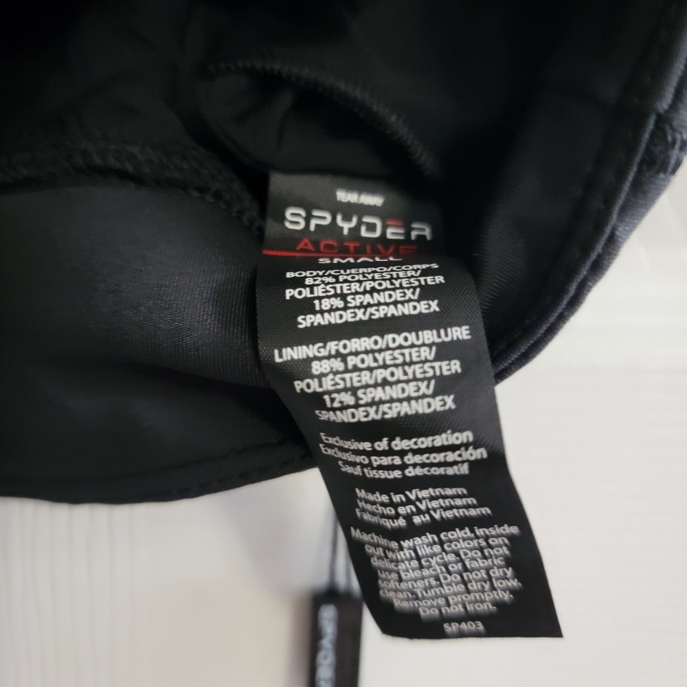Spyder Women’s Sports Bra Black Activewear Size Small NWT - Picture 5 of 10